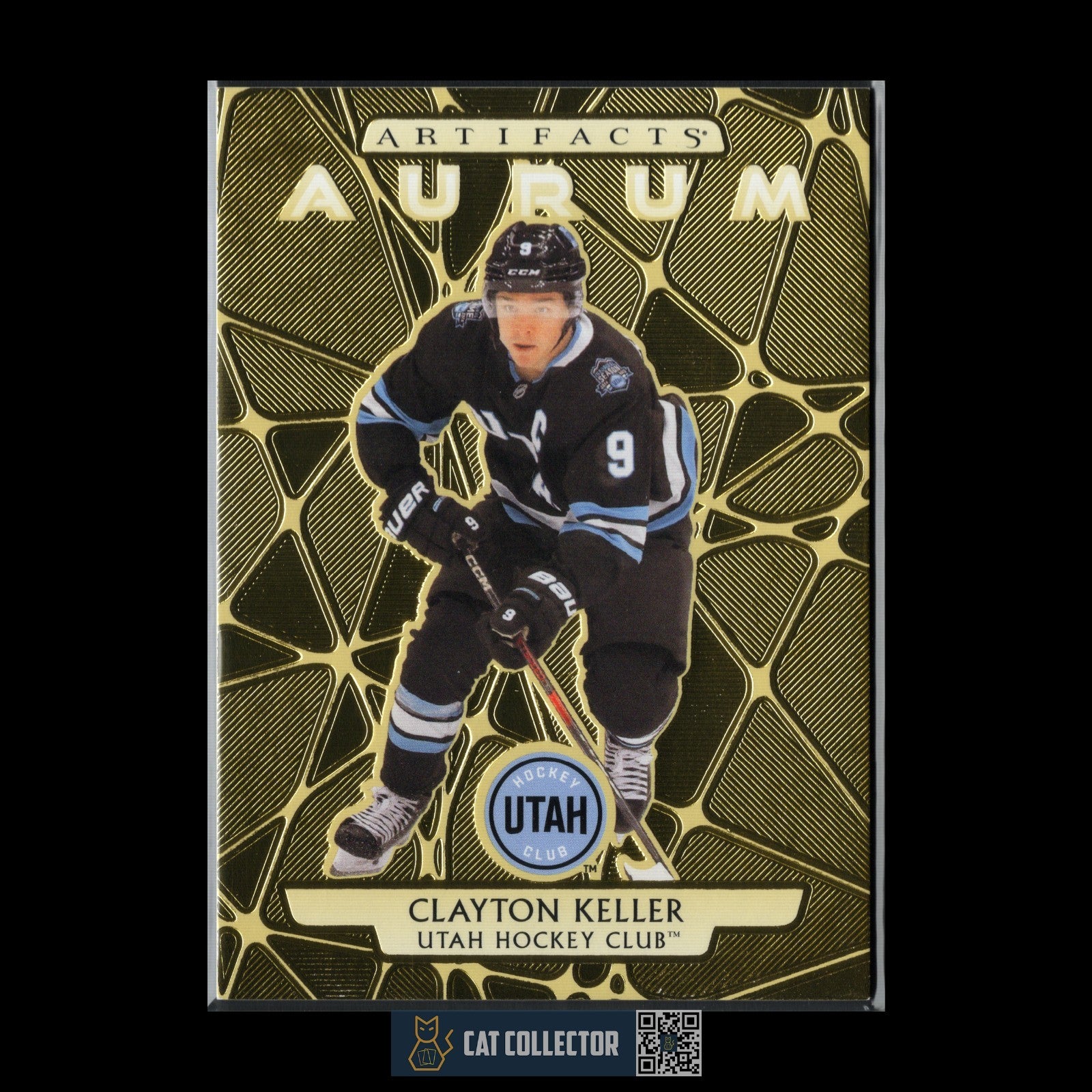 2025-26 UD Artifacts CLAYTON KELLER #27 Aurum Bounty - Unscratched