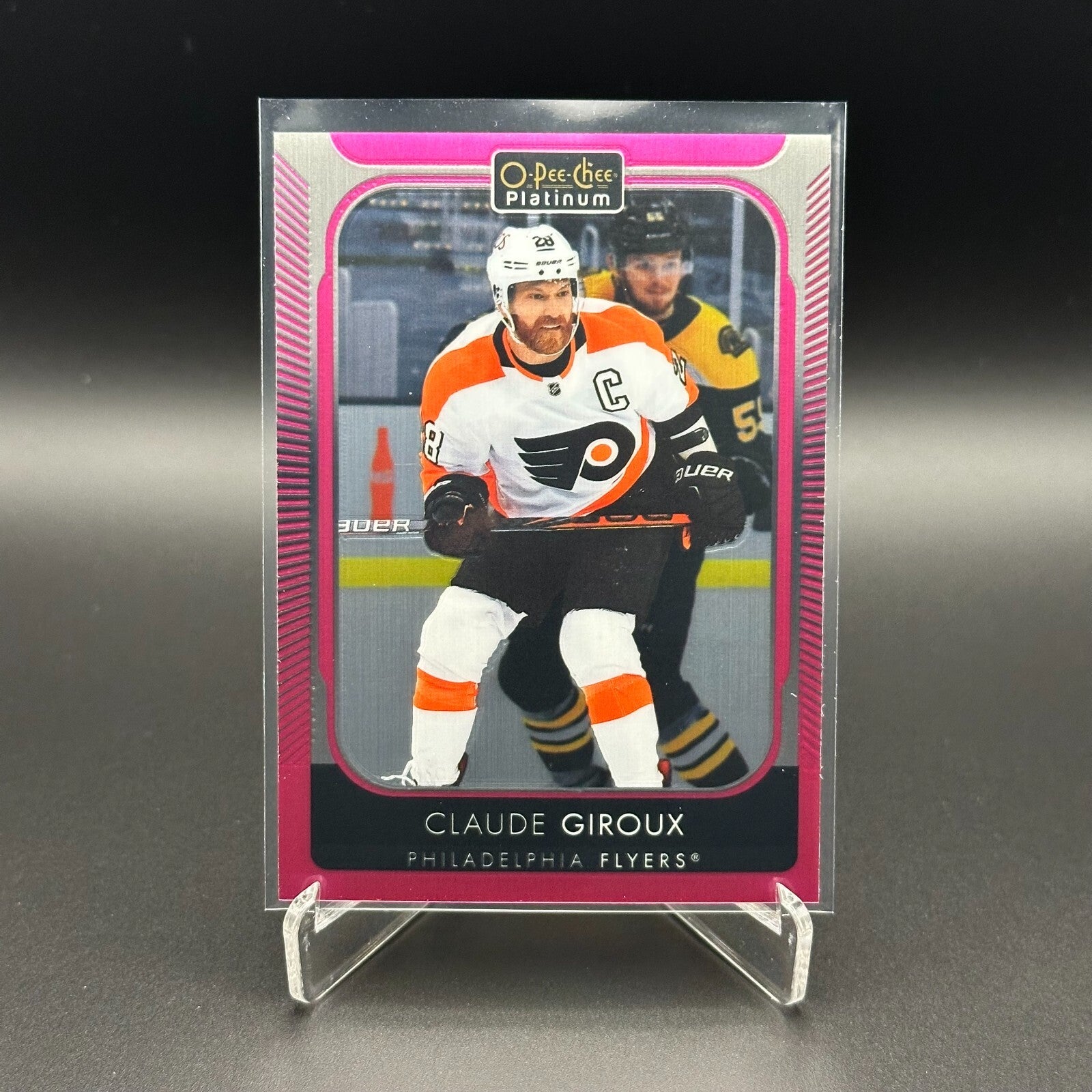 2021-22 O-Pee-Chee Platinum CLAUDE GIROUX #22 Matte Pink