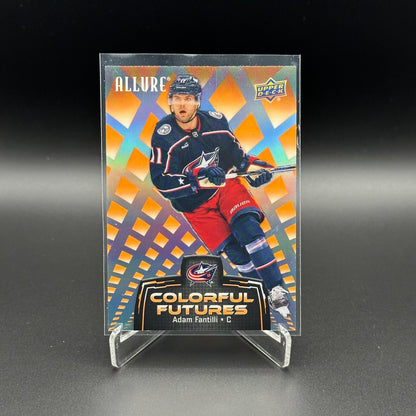 2024-25 UD Allure ANDAM FANTILLI #CF-7 Colorful Futures Orange
