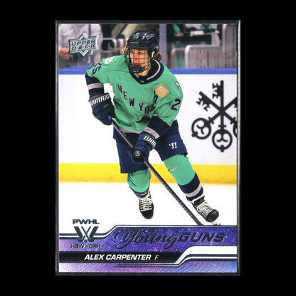 2024-25 UD PWHL ALEX CARPENTER #54 Young guns RC - 1st Edition!