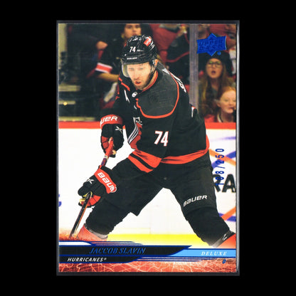 2024-25 UD Series 2 JACCOB SLAVIN #274 Deluxe /250 - Carolina Hurricanes