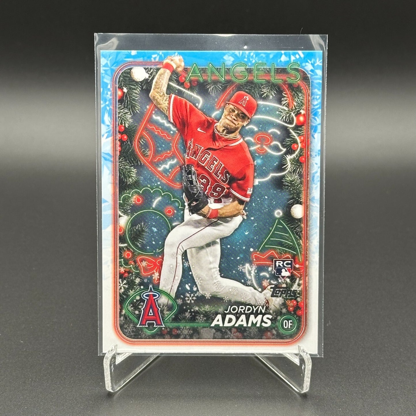 2024 Topps Holiday JORDYN ADAMS #H31 RC - Los Angeles Angels