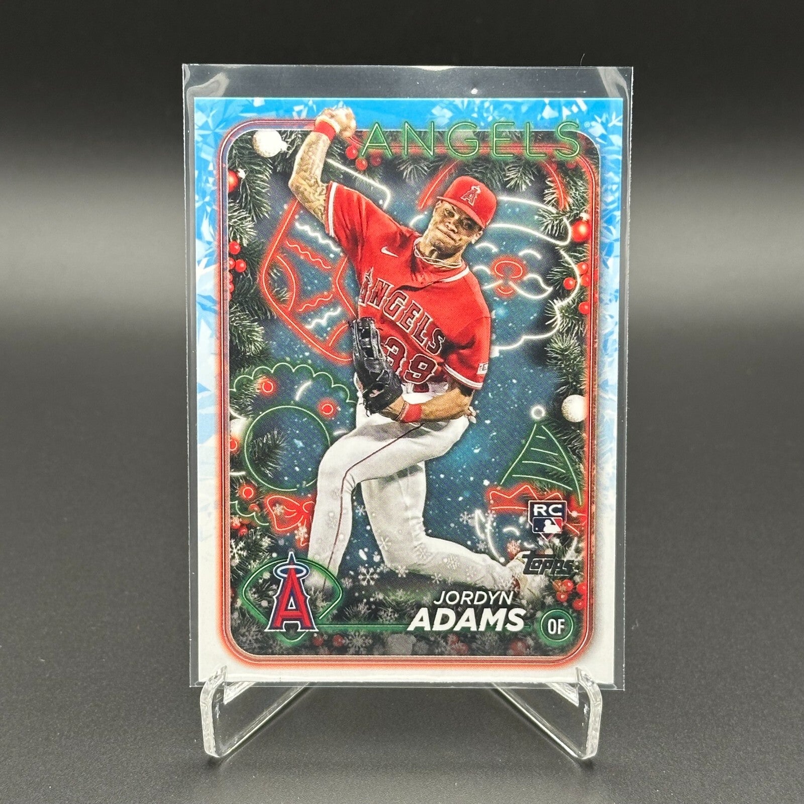 2024 Topps Holiday JORDYN ADAMS #H31 RC - Los Angeles Angels