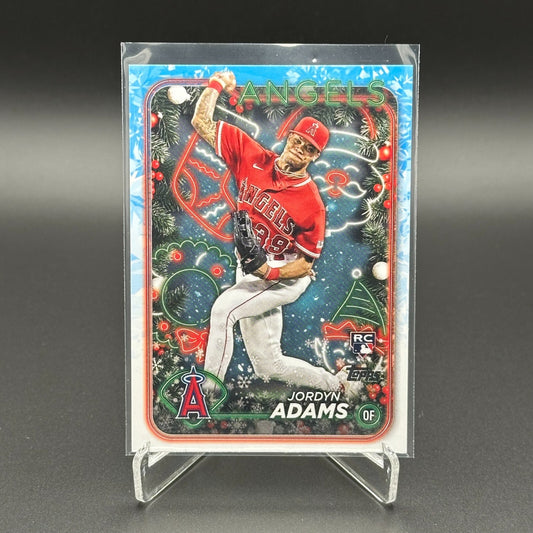 2024 Topps Holiday JORDYN ADAMS #H31 RC - Los Angeles Angels