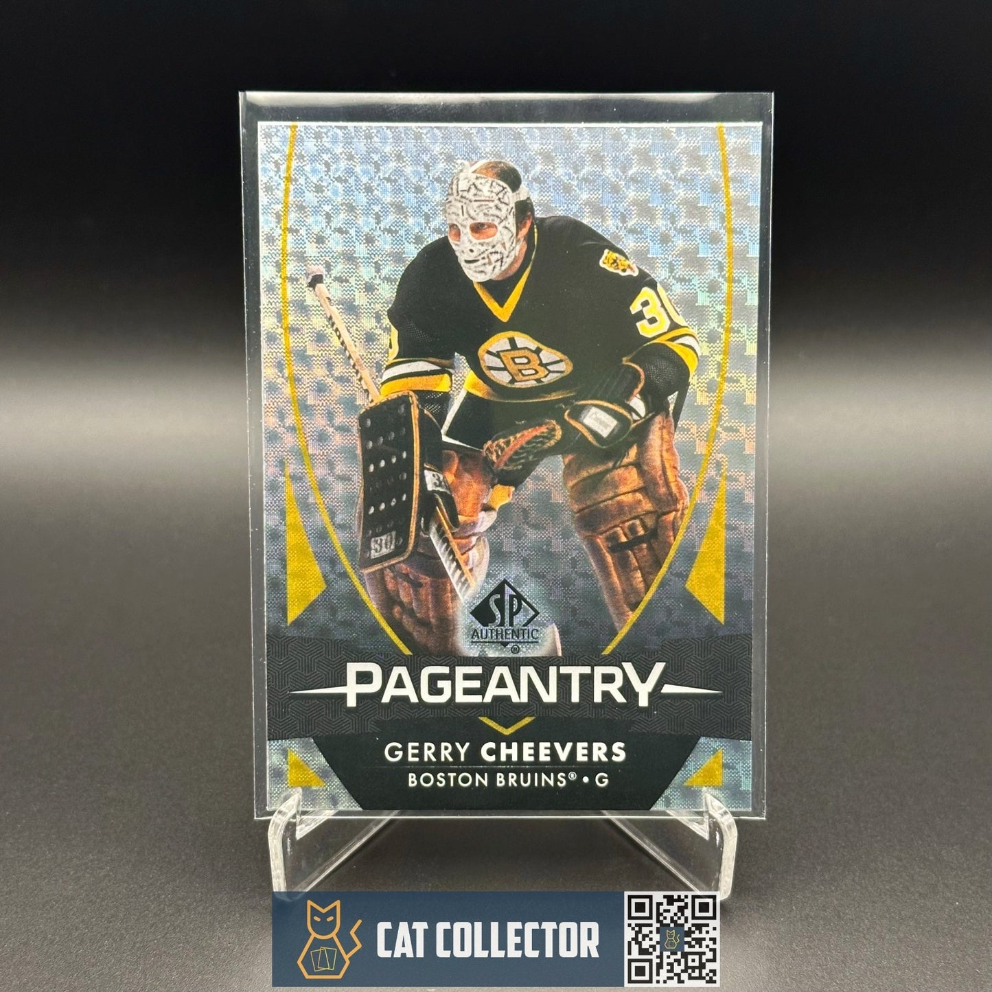 2023-24 UD SP Authentic GERRY CHEEVERS #P-53 Pageantry - Boston Bruins