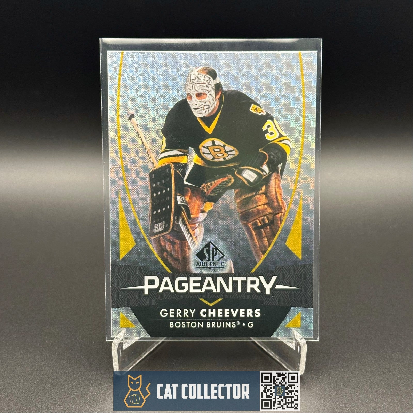 2023-24 UD SP Authentic GERRY CHEEVERS #P-53 Pageantry - Boston Bruins