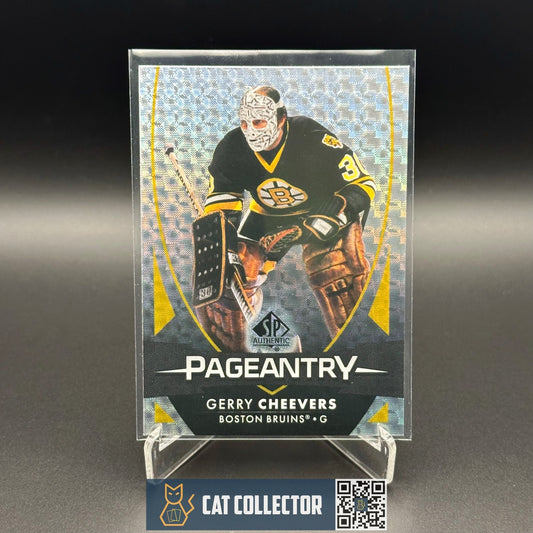 2023-24 UD SP Authentic GERRY CHEEVERS #P-53 Pageantry - Boston Bruins