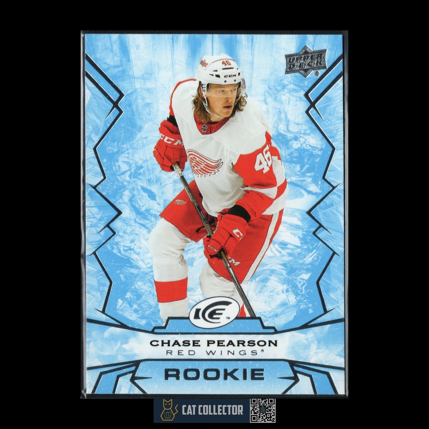 2022-23 UD Ice CHASE PEARSON #130 Rookie RC - Detroit Red Wings
