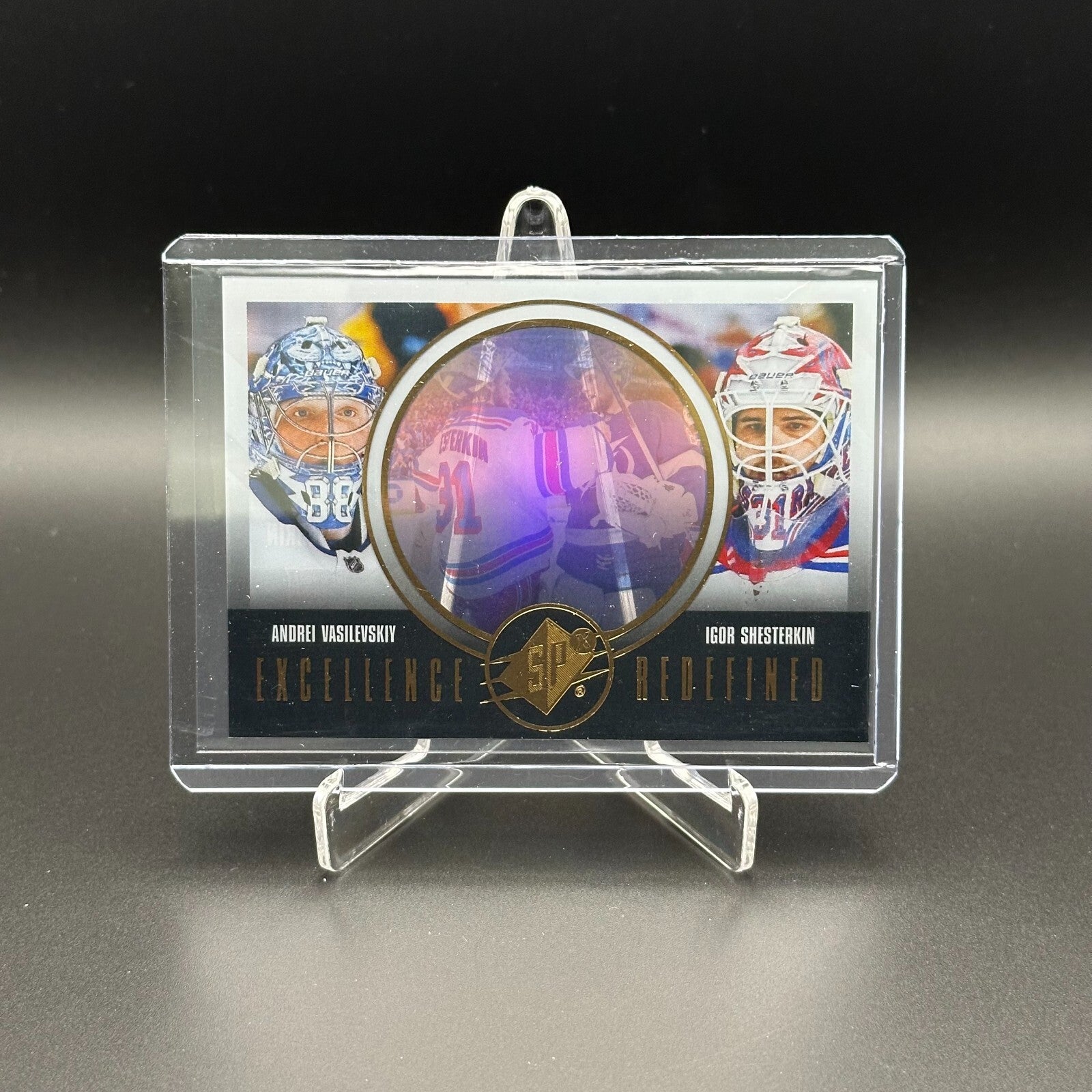 2024-25 UD SPx ANDREI VASILEVSKIY / IGOR SHESTERKIN #EX-2 Excellence Redefined