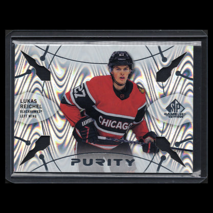 2022-23 UD SP Game Used LUKAS REICHEL #P-96 Purity - Chicago Blackhawks