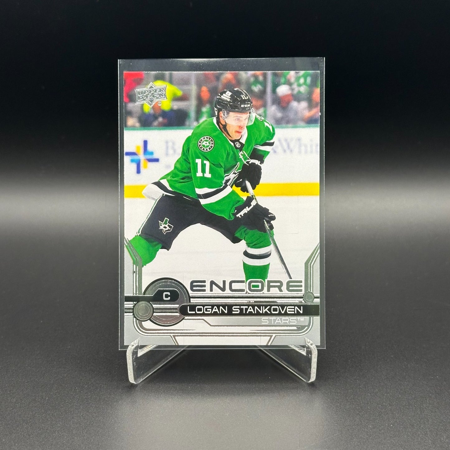 2024-25 UD Extended series LOGAN STANKOVEN #E-10 Encore Rookie RC - Dallas Stars