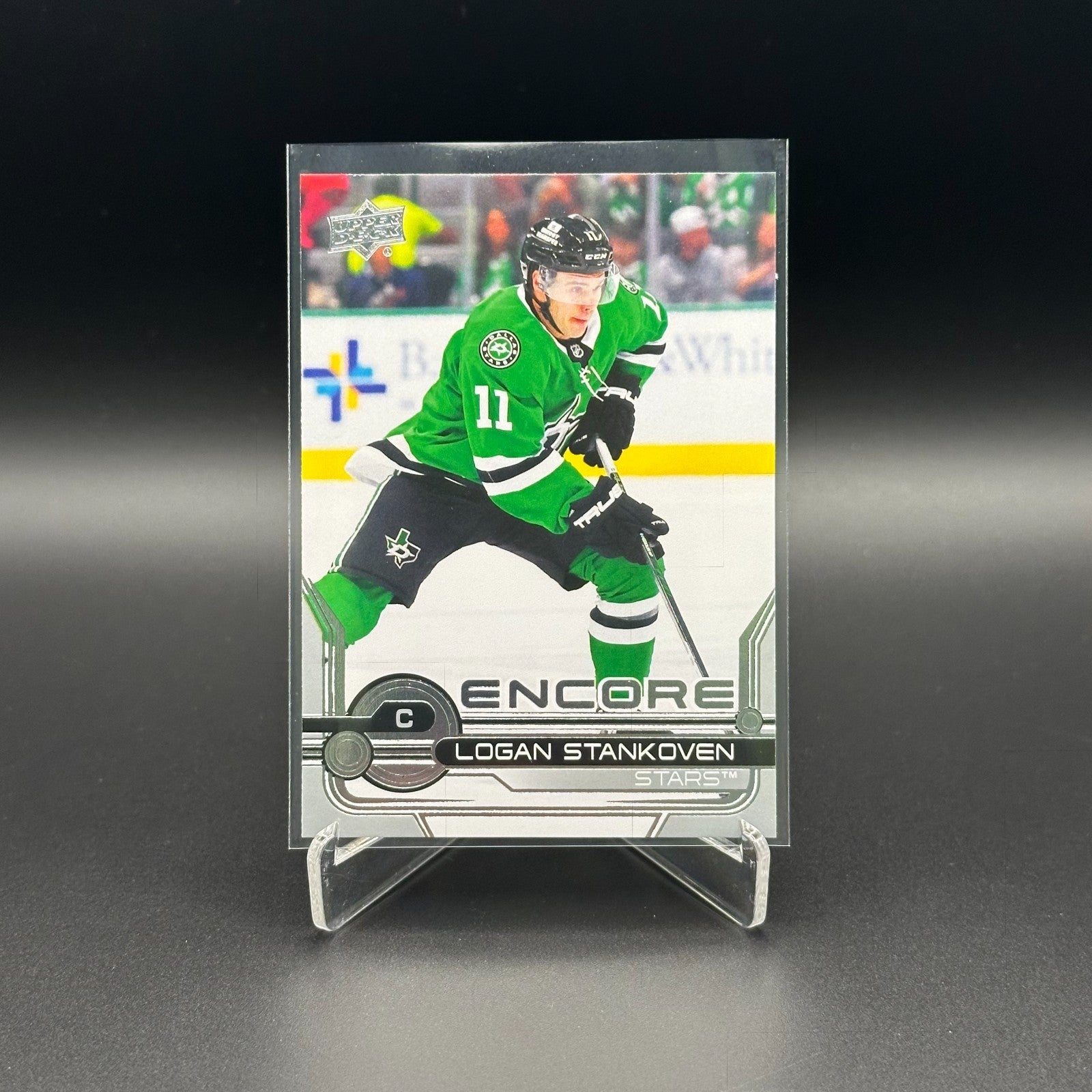 2024-25 UD Extended series LOGAN STANKOVEN #E-10 Encore Rookie RC - Dallas Stars