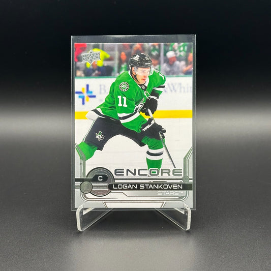 2024-25 UD Extended series LOGAN STANKOVEN #E-10 Encore Rookie RC - Dallas Stars