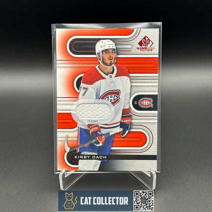 2022-23 UD SP Game Used KIRBY DACH #107 Jersey - Montreal Canadiens