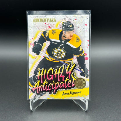 2023-24 Upper Deck Credentials Highly Anticipated Inserts ~ YOU PICK from list!