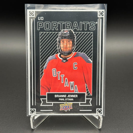 2024-25 UD PWHL BRIANNE JENNER #P-6 UD Portraits - 1st EDITION!