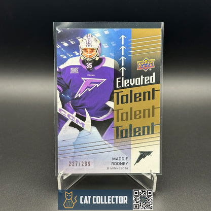 2024-25 UD PWHL MADDIE ROONEY #ET-20 Elevated Talent Gold /299 - Minnesota Frost