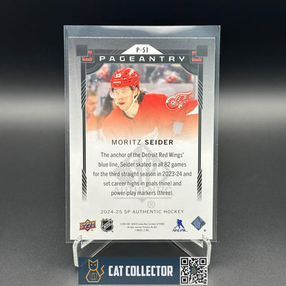 2014-25 UD SP Authentic MORITZ SEIDER #P-51 Pageantry