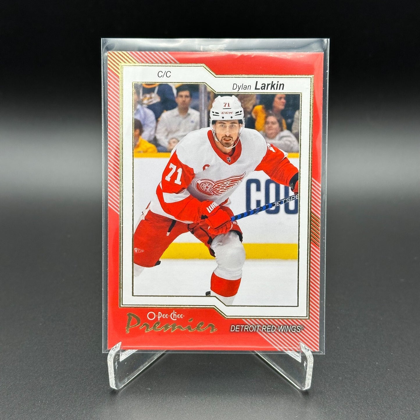 2023-24 O-Pee-Chee DYLAN LARKIN #P-60 Premier - Detroit Red Wings