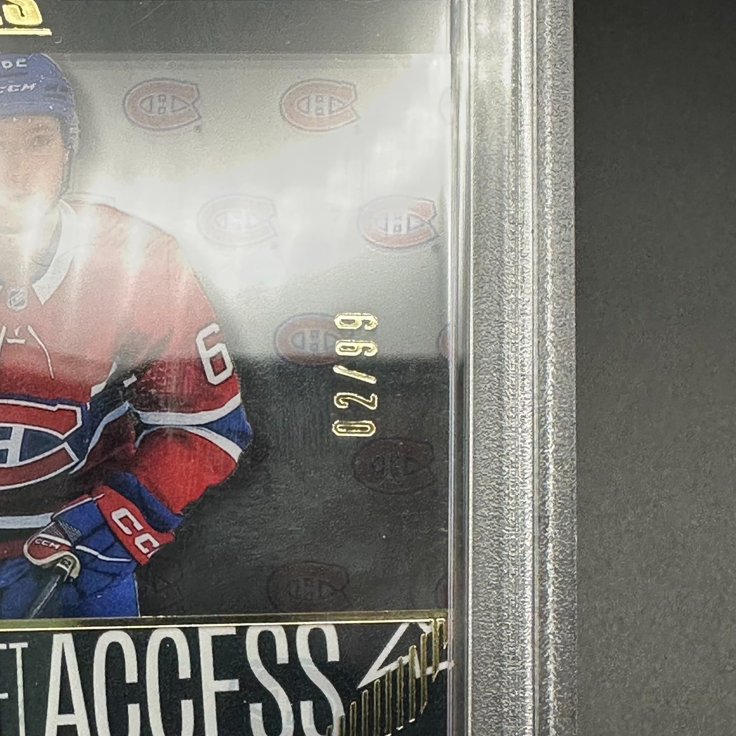 2023-24 UD Credentials OWEN BECK #DTA-OB Debut Ticket Access AUTO /99 Rookie RC