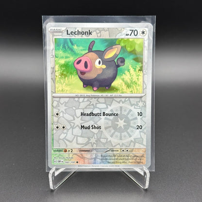 2023 Pokemon TCG Scarlet & Violet Obsidian Flames LECHONK #182/197 Reverse Holo