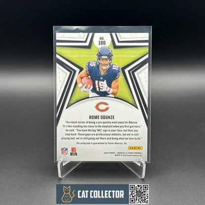 2024 Panini Rookies & Stars ROME ODUNZE #186 Rookie RC Auto 176/250