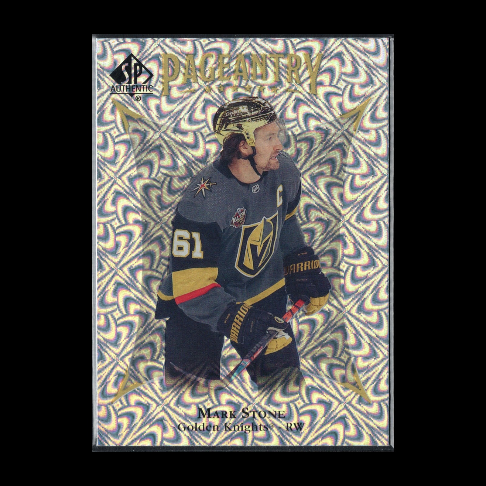 2021-22 UD SP Authentic MARK STONE #P-32 Pageantry - Vegas Golden Knights