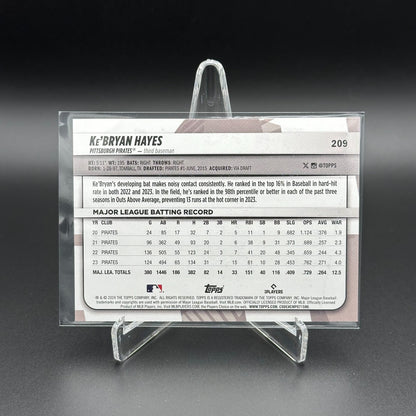 2024 Topps Big League KE'BRYAN HAYES #209 Rainbow foil - Pittsburgh Pirates