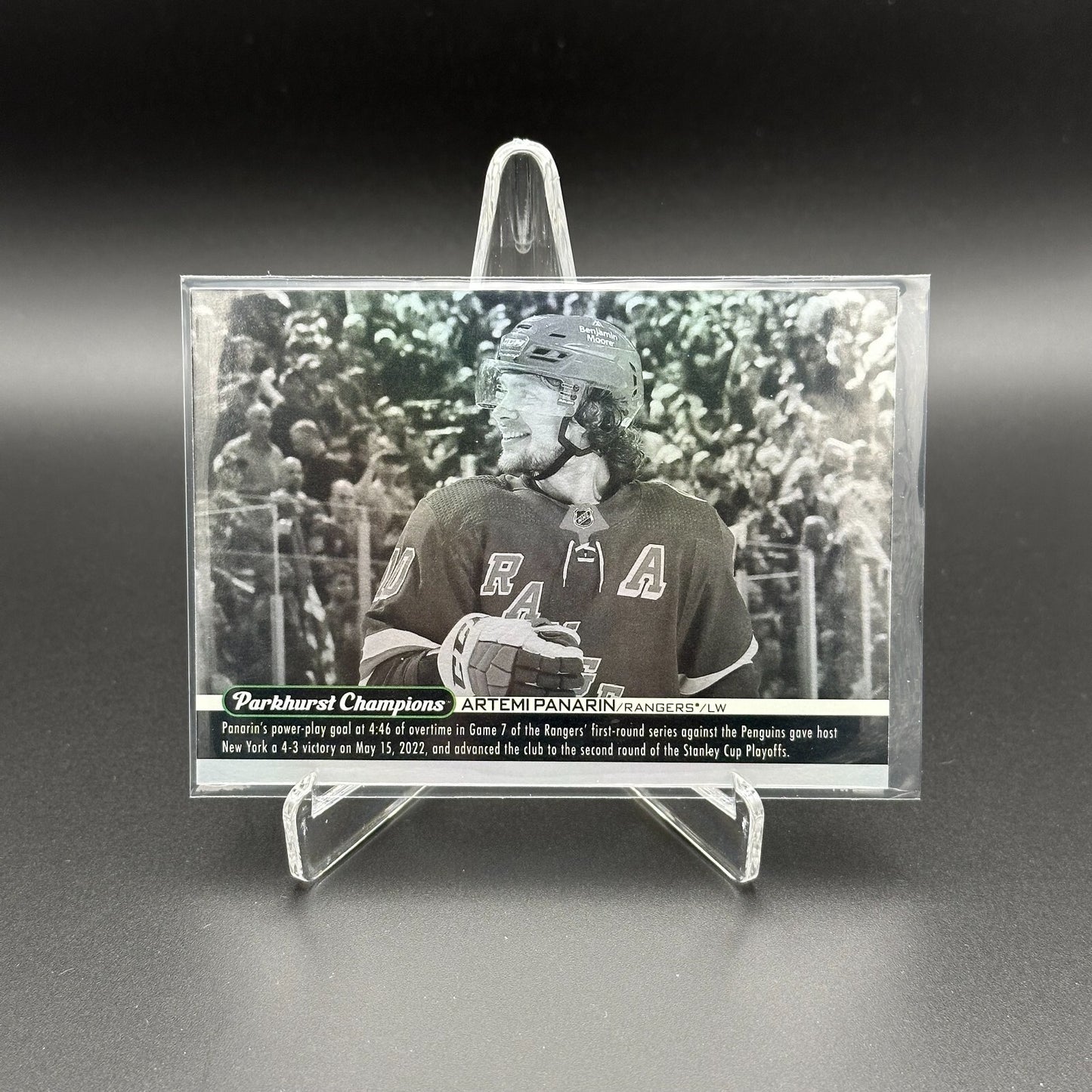 2022-23 UD Parkhurst Champions ARTEMI PANARIN #WI-22 Wire Image - NY Rangers