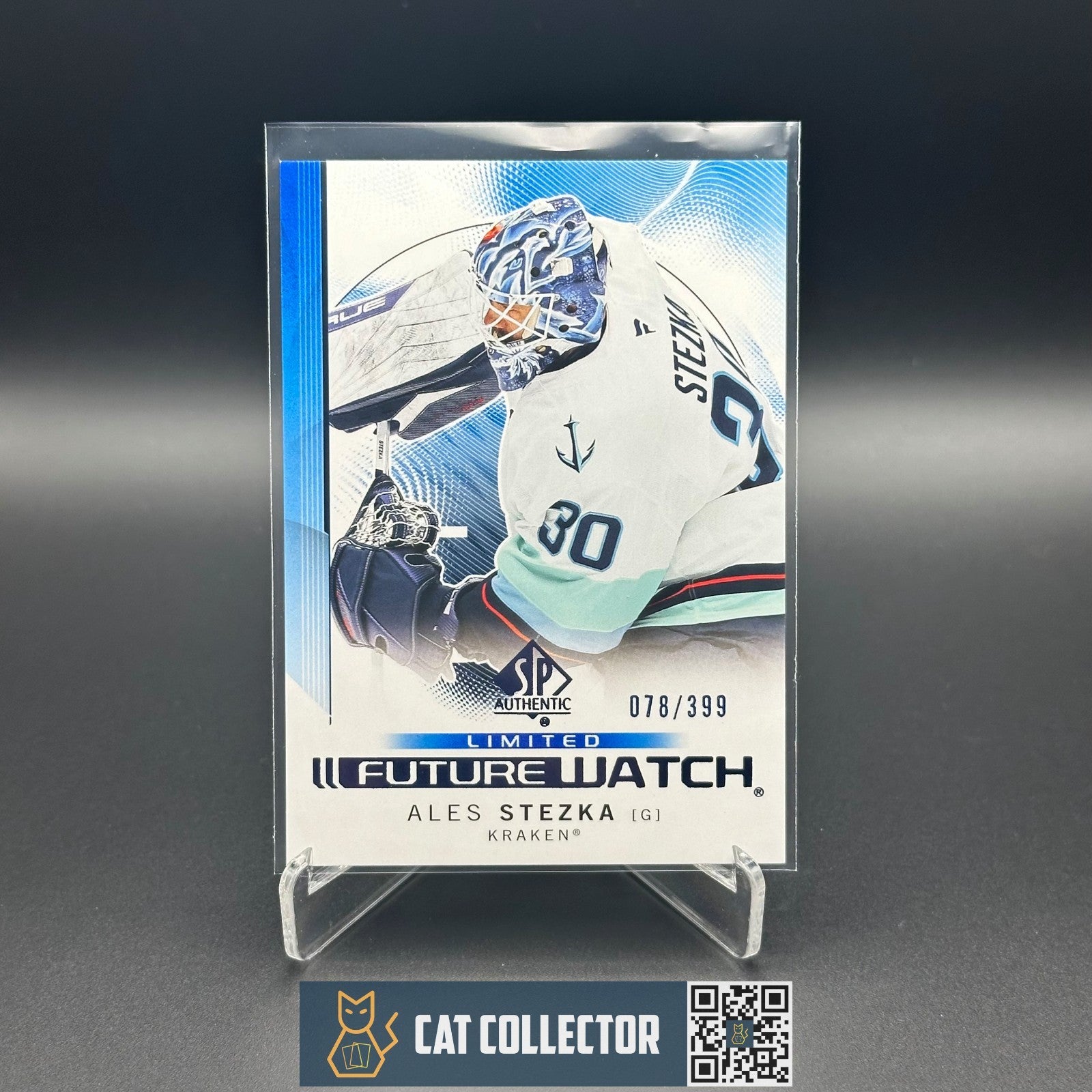 2024-25 UD SP Authentic ALES STEZKA #200 Future Watch Limited Blue RC /399