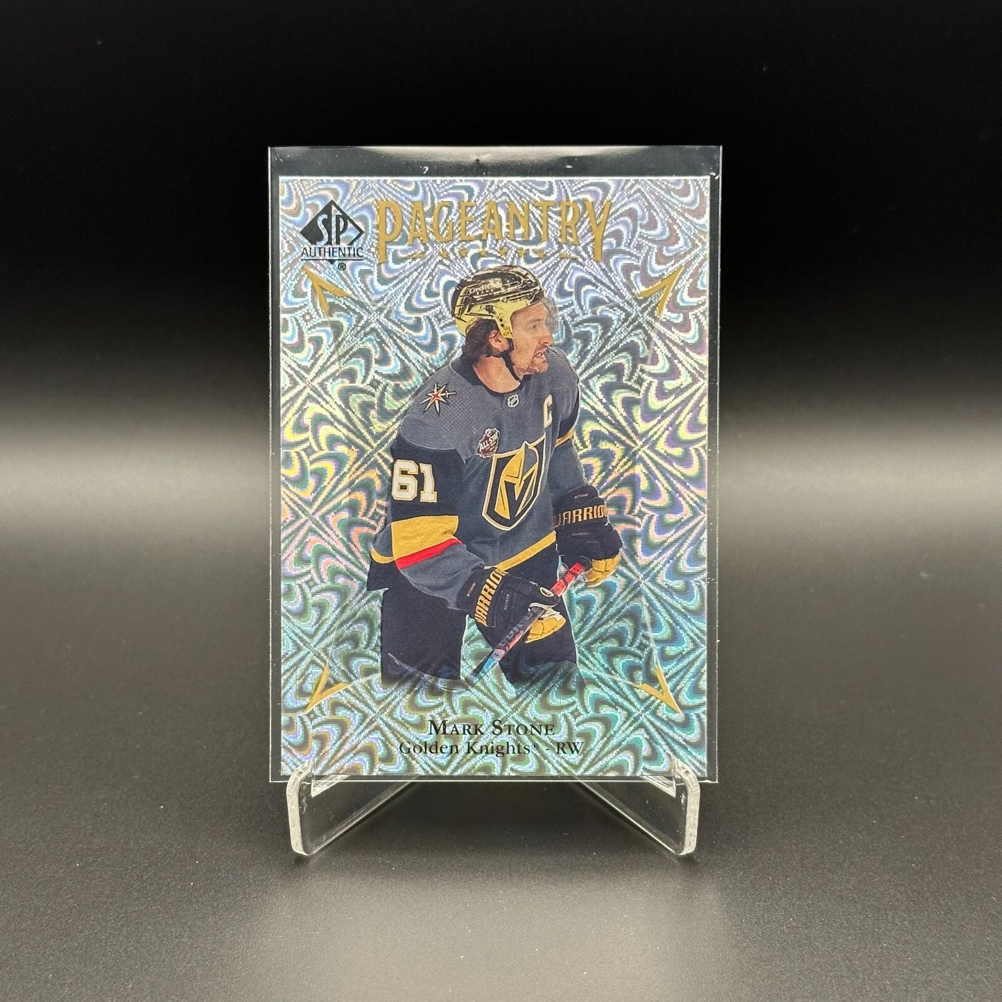 2021-22 UD SP Authentic MARK STONE #P-32 Pageantry - Vegas Golden Knights