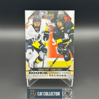 2023-24 UD Tim Hortons R. FAST / L. STACEY #RC-14 PWHL Rookie Connections