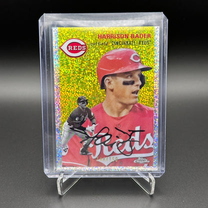 2023 Topps Chrome Platinum Anniv. HARRISON BADER #335 Speckle Refractor /150
