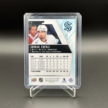 2021-22 UD SPx JORDAN EBERLE #7 131/299 - Seattle Kraken