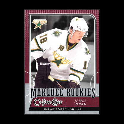 2008-09 O-Pee-Chee Hockey JAMES NEAL #760 Marquee rookie RC - Dallas Stars