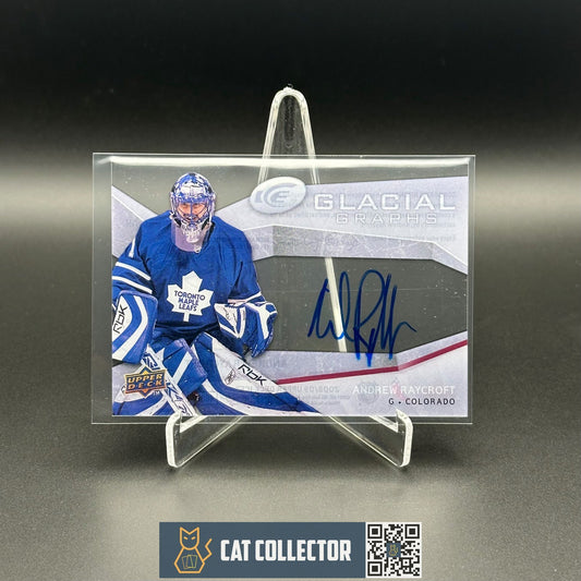 2008-09 UD Ice ANDREW RAYCROFT #GG-AR Glacial Graphs Auto