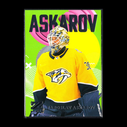 2023-24 SkyBox Metal Universe YAROSLAV ASKAROV #45 Z-Force