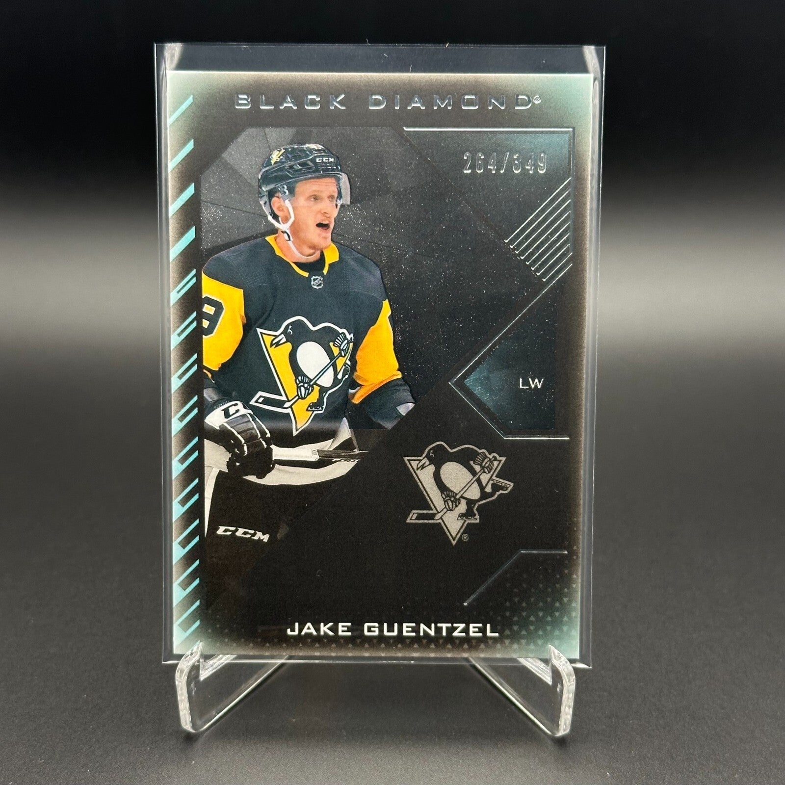 2021-22 UD Black Diamond JAKE GUENTZEL #BDB-GU  /349 - Pittsburgh Penguins
