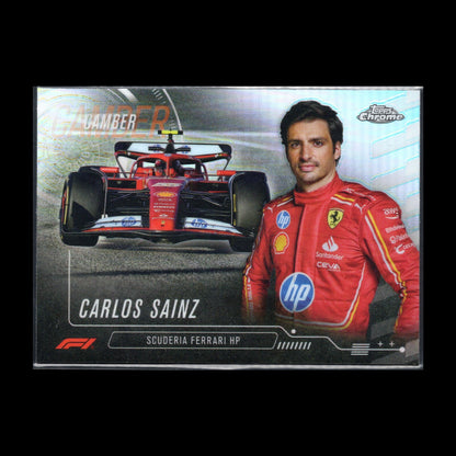 2024 Topps Chrome Formula 1 CARLOS SAINZ #CAM-2 Camber - Scuderia Ferrari