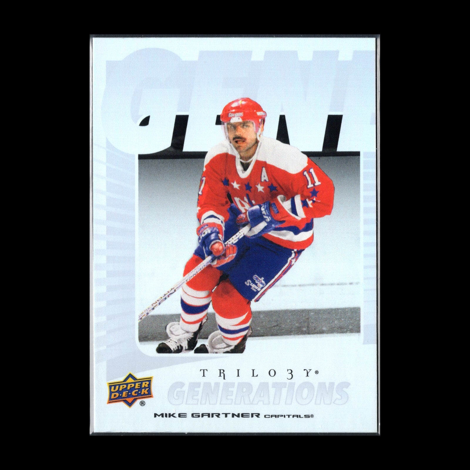 2023-24 UD Trilogy MIKE GARTNER #TG-17A Generations - Washington Capitals