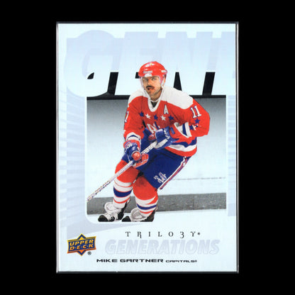 2023-24 UD Trilogy MIKE GARTNER #TG-17A Generations - Washington Capitals