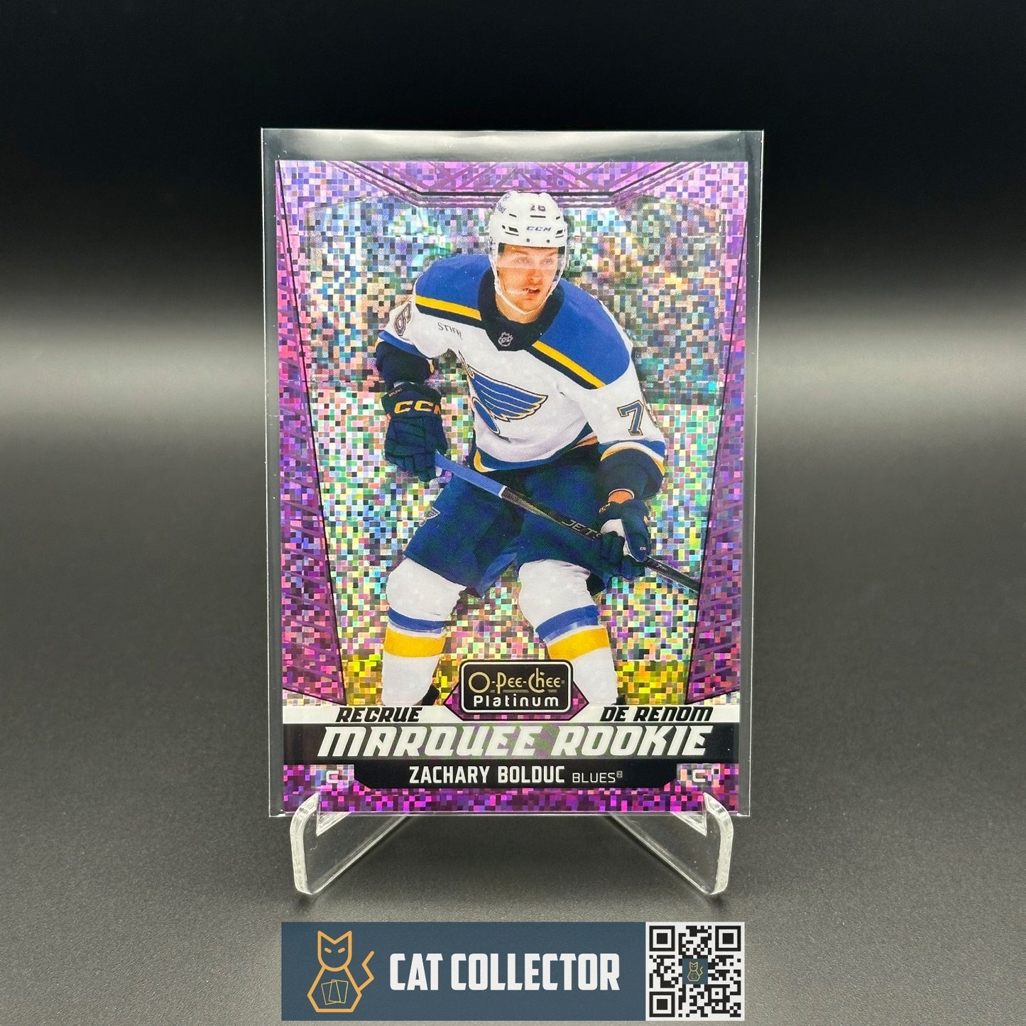 2024-25 O-Pee-Chee Platinum ZACHARY BOLDUC #253 Violet Pixels RC Rookie /299
