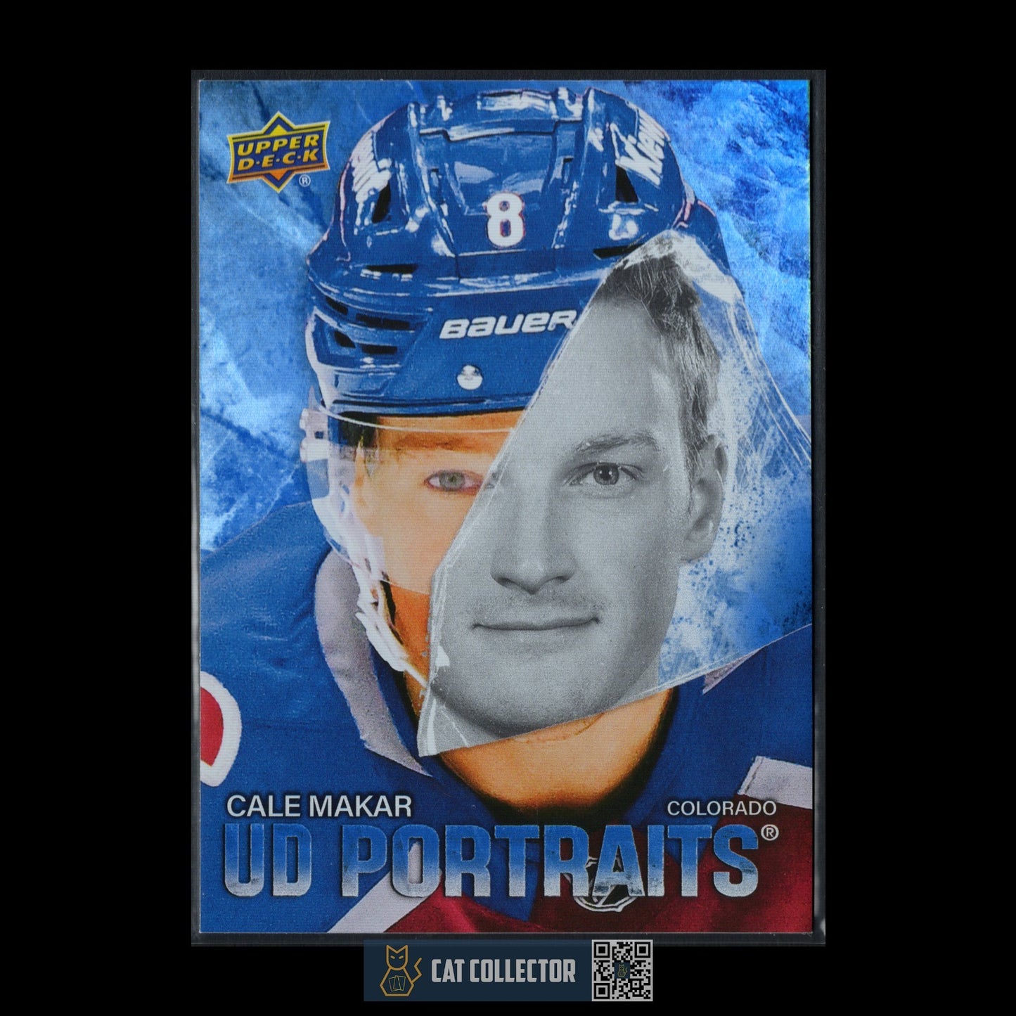 2025-26 UD Series 1 CALE MAKAR #P-24 UD Portraits - Colorado Avalanche