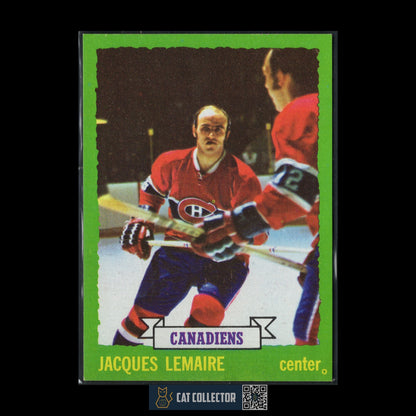 1973-74 Topps JACQUES LEMAIRE #56 Montreal Canadiens