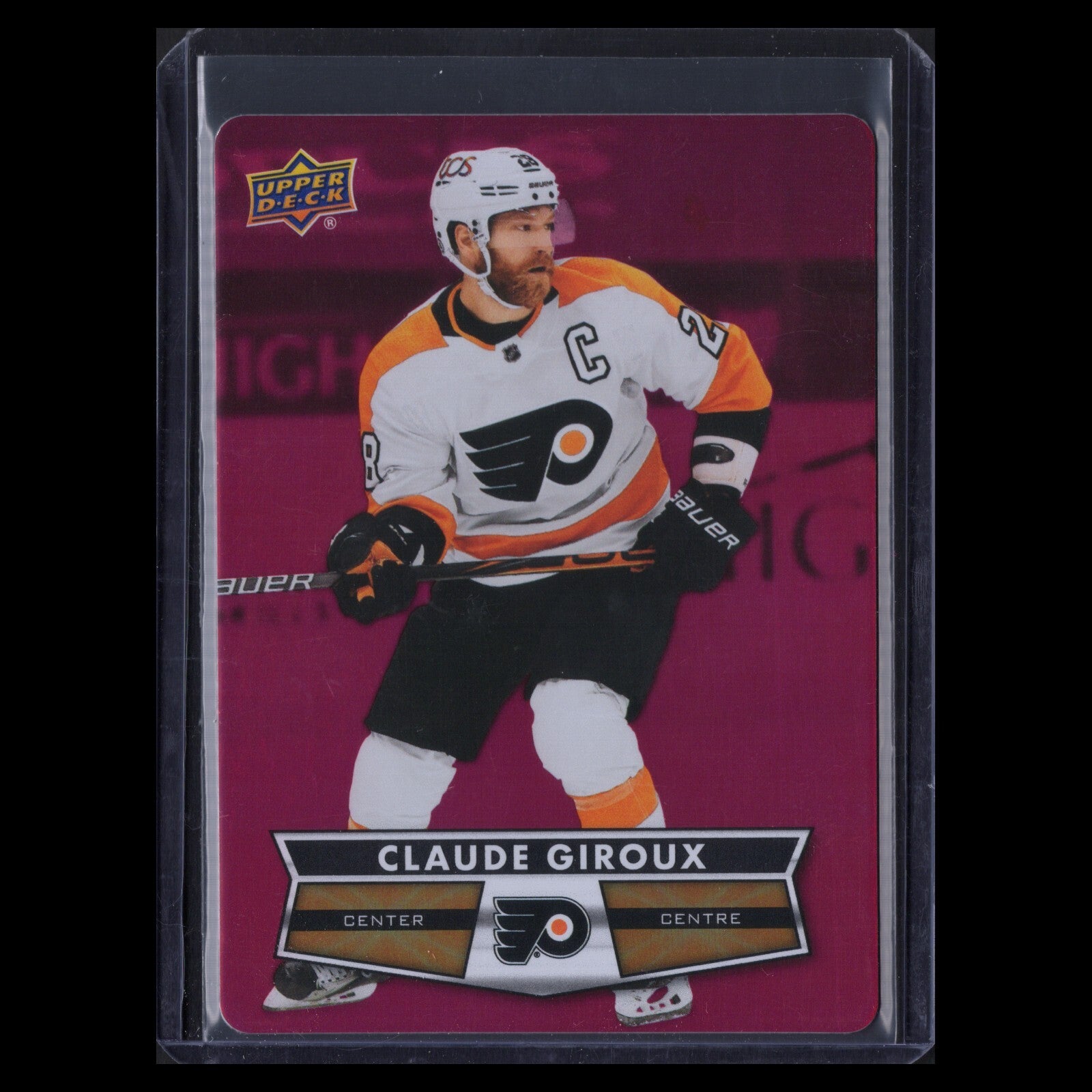 2021-22 UD Tim Hortons CLAUDE GIROUX #DC-5 Red Die-Cut - Philadelphia Flyers