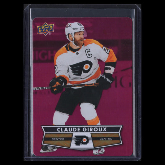 2021-22 UD Tim Hortons CLAUDE GIROUX #DC-5 Red Die-Cut - Philadelphia Flyers