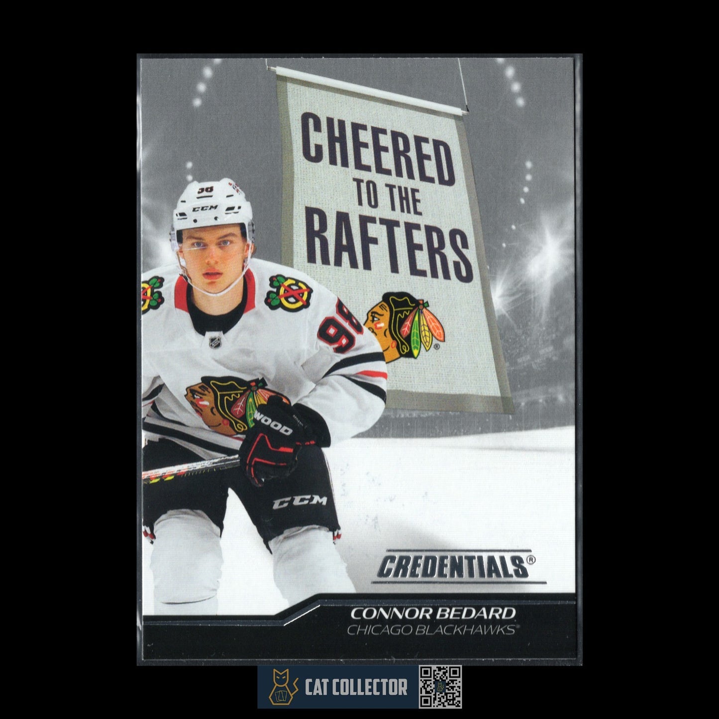 2024-25 UD Credentials CONNOR BEDARD #CR-CB Cheered to the Rafters