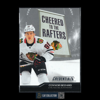 2024-25 UD Credentials CONNOR BEDARD #CR-CB Cheered to the Rafters