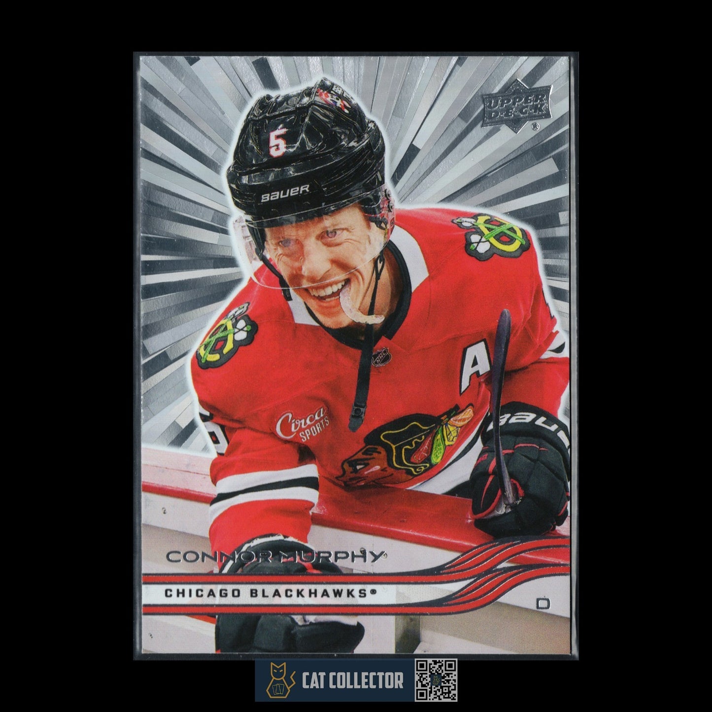 2025-26 UD Series 1 CONNOR MURPHY #36 Outburst - Chicago Blackhawks