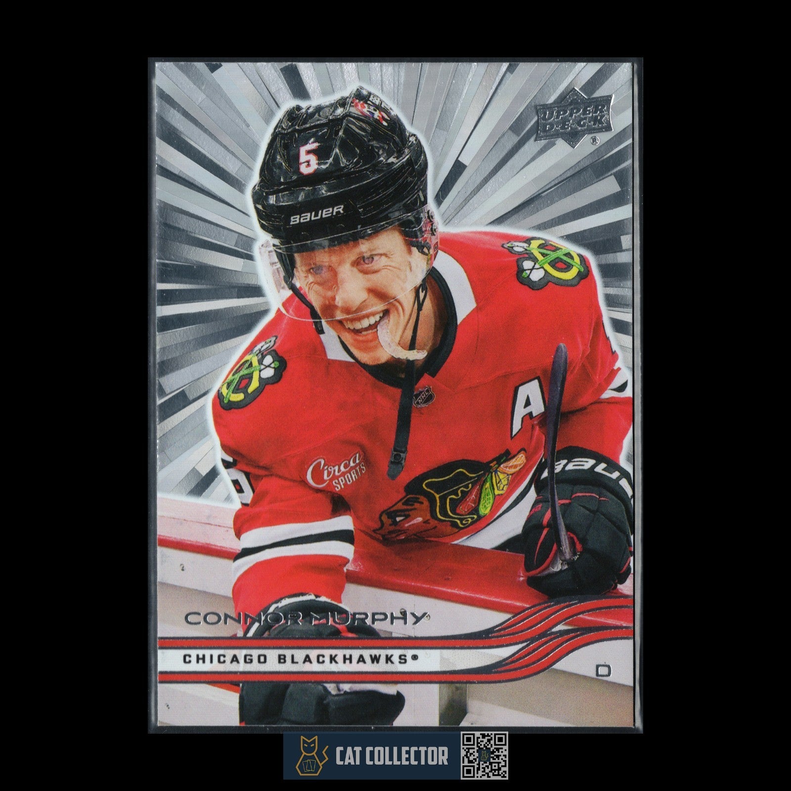 2025-26 UD Series 1 CONNOR MURPHY #36 Outburst - Chicago Blackhawks